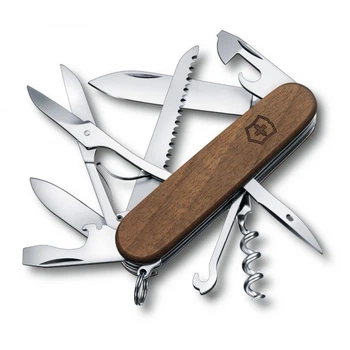 Складной нож Victorinox Huntsman, деревянный корпус, 13 функций - Vx13711.63