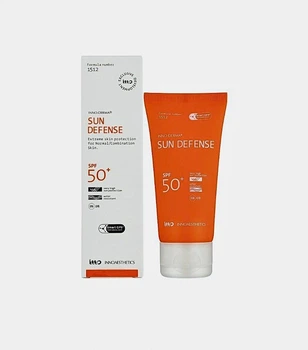 Сонцезахисний крем для сухого, нормального та чутливого типу шкіри Innoaesthetics Sun Defense SPF 50+ 60 мл