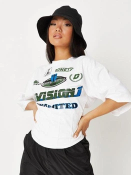 Футболка Missguided TJF27437 36 білий
