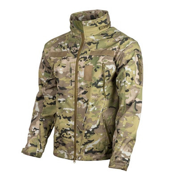 Куртка Vik-Tailor SoftShell с липучками для шевронов Multicam 52
