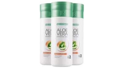 Питний Гель Алое Вера LR Health & Beauty зі Смаком Персика, 3 шт по 1000 мл