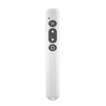 Бездротовий презентер / лазерна USB ручка occkic, лазерна указка для презентацій 2.4 ГГц білий "G" (79636833)