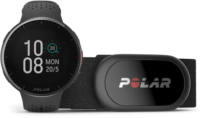 Smartwatch Polar Pacer PRO Carbon Grey S-L + H10 (725882063980)