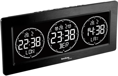 Настільний годинник Technoline WT458 Black (WT458)