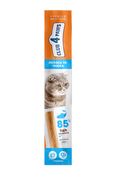 Лакомства Club 4 Paws Мясная палочка с лососем и треской 5 г (D5151109)