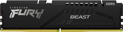 Оперативная память Kingston Fury Beast DDR5-6000 8192MB PC5-48000 Black (KF560C30BB-8)