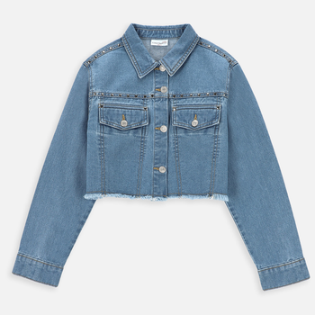 Подростковая джинсовая куртка Jeans Collection Girl
