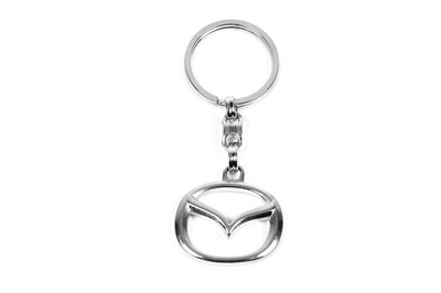 Металлический брелок с логотипом Mazda для Mazda