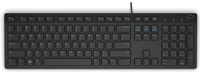 Непотрібний дубль - Клавіатура дротова Dell Multimedia KB-216 USB Black (KB216-BK-ENG-INT)