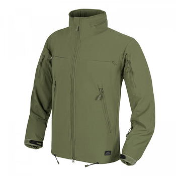 Куртка Helikon-Tex Cougar Qsa + Hid - Soft Shell Windblocker, Olive green XL/Regular (KU-CGR-SM-02)
