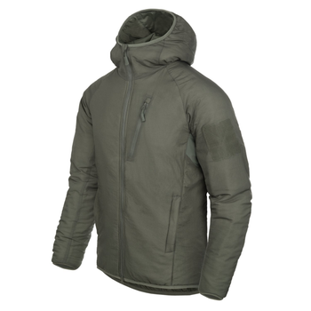 Куртка Helikon-Tex WOLFHOUND Hoodie® - Climashield® Apex 67g, Alpha green L/Regular (KU-WLH-NL-36)