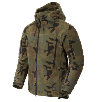 Куртка Helikon-Tex PATRIOT - Double Fleece, PL Woodland M/Regular (BL-PAT-HF-04)