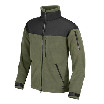Куртка Helikon-Tex Classic Army - Fleece, Olive green/Black 3XL/Regular (BL-CAF-FL-16)