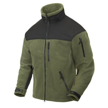 Куртка Helikon-Tex CLASSIC ARMY - Fleece Windblocker, Olive green/Black XL/Regular (BL-CAF-FM-16)