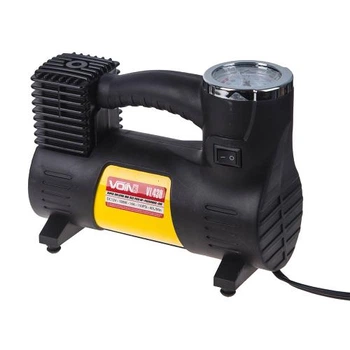 Автокомпрессор VOIN 150PSI 14A 40л прикуриватель переходник на клеммы