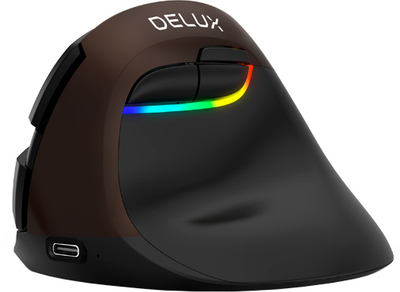 Мышь Delux M618Mini Jet Black