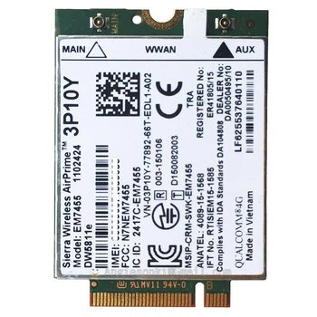 4G Модем Sierra Wireless Airprime EM7455 (DW5811e 3P10Y) LTE \ для ноутбуков Dell Б\У - Б/У