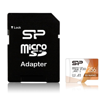 Карта памяти Silicon Power MicroSDXC 256 ГБайт U3 A1 V30 Superior Pro