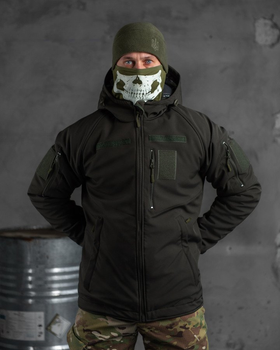 Зимова тактична куртка softshell omniheat олива paradigma XL
