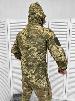 Осіння тактична куртка софтшов softshell squad піксель XXXL