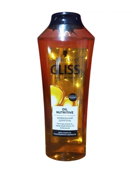Живлячий шампунь GLISS Oil Nutritive для сухого та пошкодженого волосся, 400 мл. (124639)
