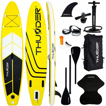 Надувна SUP дошка THUNDER Coast 320 см із веслом Yellow