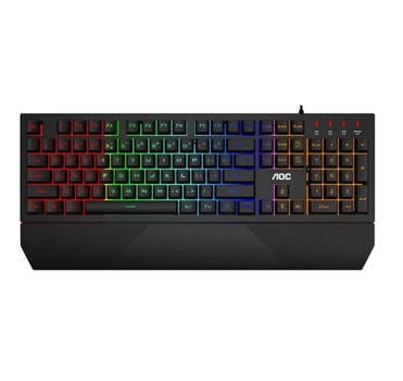 Клавіатура ігрова мембранно-механічна AOC GK200 Gaming RGB райдужна підсвітка USB (GK200D32R)