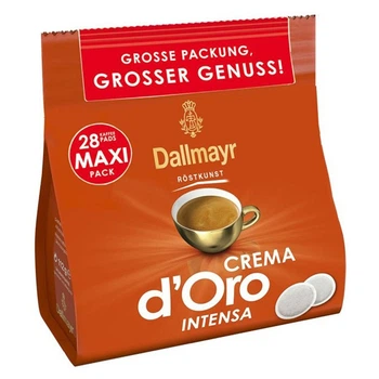 Кава в монодозах чалдах Philips Senseo Dallmayr Crema D'oro Intensa 28 шт 62 мм