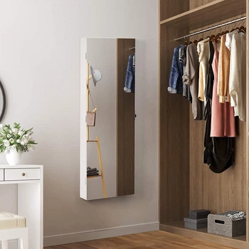 Шафа для прикрас, що обертається Loft_Apartament 37 см х 10 см х 108 см колір білий