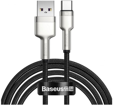 Кабель Baseus Cafule USB Type A - USB Type C 2 м Black (CAKF000201)