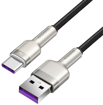 Кабель Baseus Cafule USB Type A - USB Type C 0.25 м Black (CAKF000001)