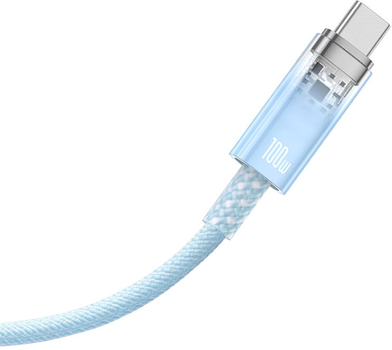 Кабель Baseus Explorer USB Type A - USB Type C 1 м Blue (CATS010403)