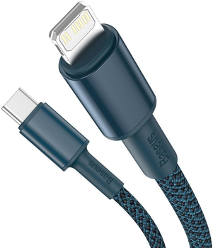 Kabel Baseus High Density Braided USB Type-C - Lightning PD 1 m Blue (CATLGD-03)
