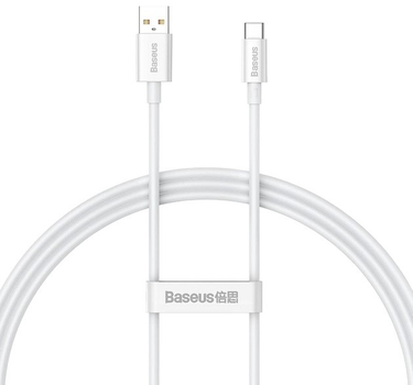 Kabel Baseus Superior USB Type-A - USB Type-C 1 m White (P10320102214-01)