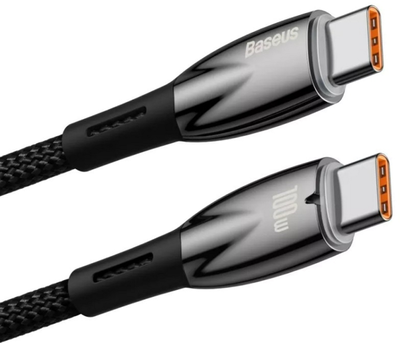 Kabel Baseus Glimmer USB Type-C - USB Type-C 2 m Black (CADH000801)