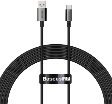 Kabel Baseus Superior USB Type-A - USB Type C 2 m Black (CAYS001001)