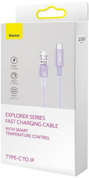 Кабель Baseus Explorer USB Type C - Lightning 2 м Purple (CATS010305)