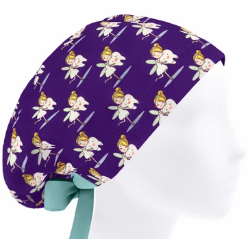 Медична шапочка жіноча HeadwearUniverse універсальна принт Зубна фея