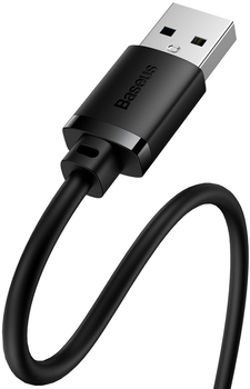 Przedłuzacz Baseus AirJoy USB Type-A - USB Type-A M/F 0.5 m Black (B00631103111-01)