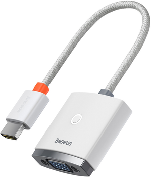 Adapter Baseus Lite HDMI - VGA White (WKQX010002)