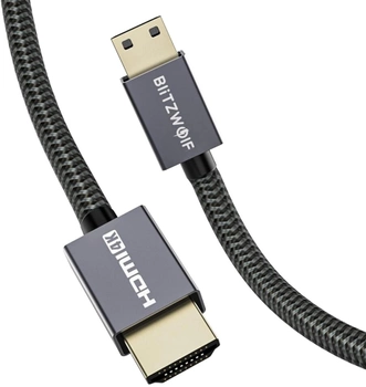 Кабель BlitzWolf HDMI - HDMI 1.2 м Black (BW-HDC4)