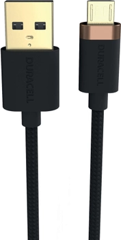 Кабель Duracell USB Type A - micro-USB 1 м Black (USB7013A)