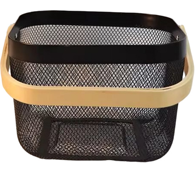 Корзина для хранения с ручками Fabrika Molly Black (FK0211)