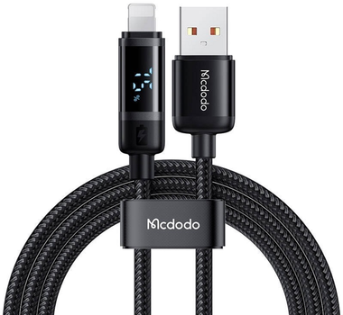 Kabel Mcdodo USB Type-A - Lightning 1.2 m Black (CA-5000)