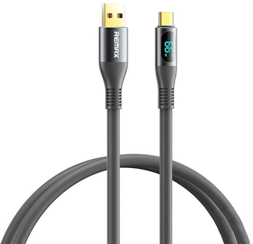 Kabel Remax Zisee USB Type-A - USB Type-C 1.2 m Grey (RC-C030)