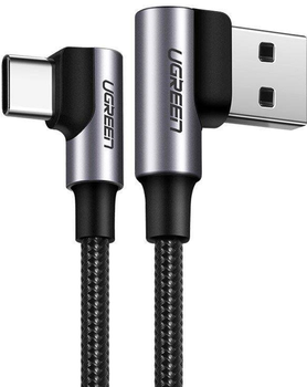 Кабель Ugreen USB Type-A - USB Type-C 0.5 м Black (6957303802586)