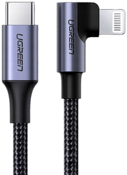 Кабель Ugreen USB Type-C - Lightning 1.5 м Black (6957303867646)