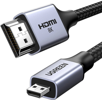 Kabel Ugreen mini-HDMI - HDMI 2 m Black (6941876215157)