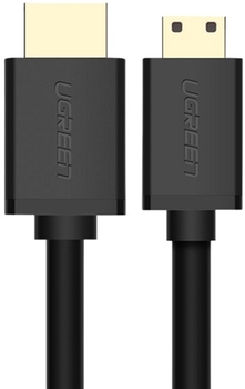 Kabel Ugreen mini-HDMI - HDMI 1.5 m Black (6957303891672)