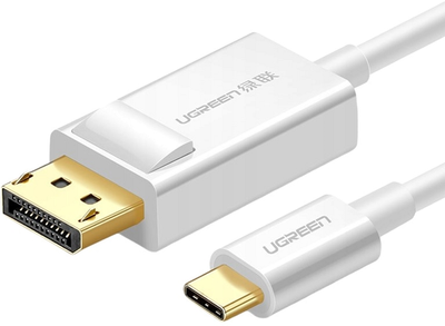 Kabel Ugreen USB Type-C - DisplayPort 1.5 m White (6957303844203)